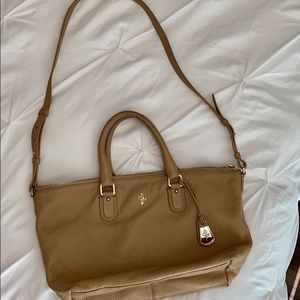 Tan Cole Haan leather crossbody